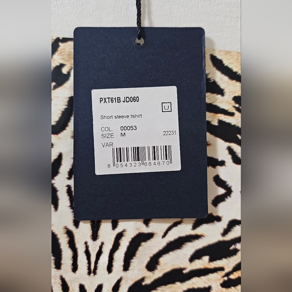 🔥 Roberto Cavalli Class Leopard Print Logo T-Shirt Multiple Sizes - Picture 14 of 16